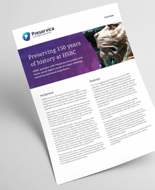 Document with text and lion statue image. Visible text: 