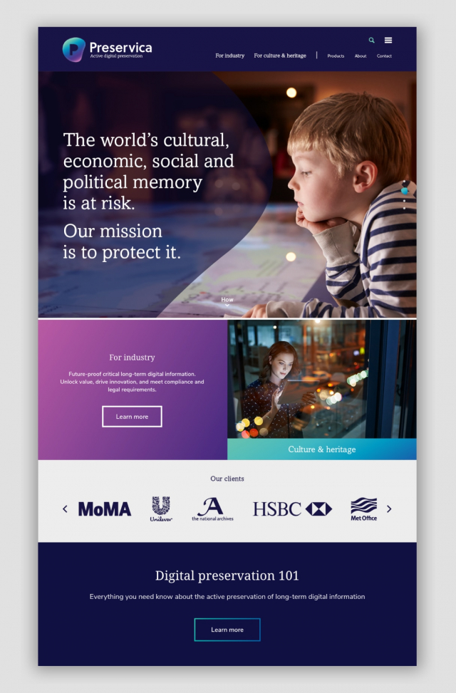 Young boy looking at a map. Text: 